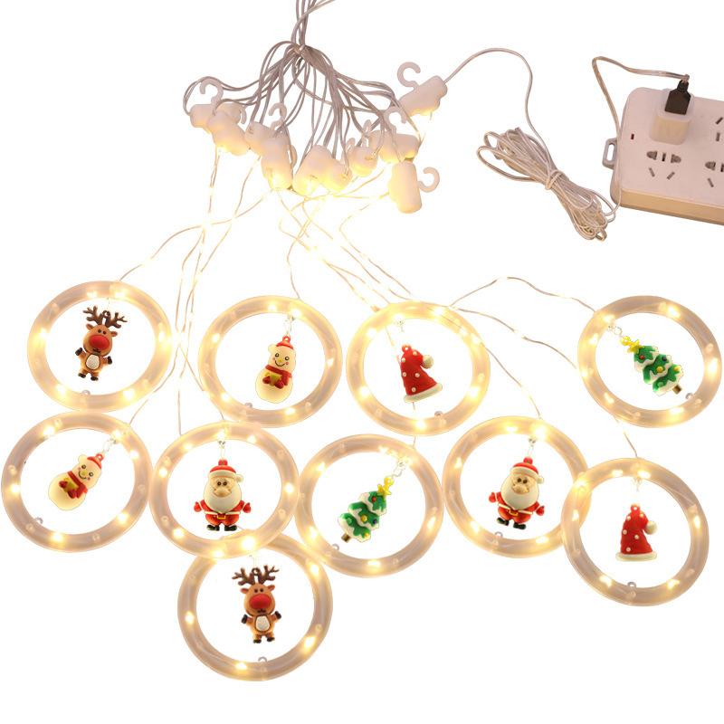 Christmas Curtain String Lights