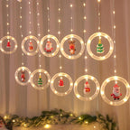 Christmas Curtain String Lights