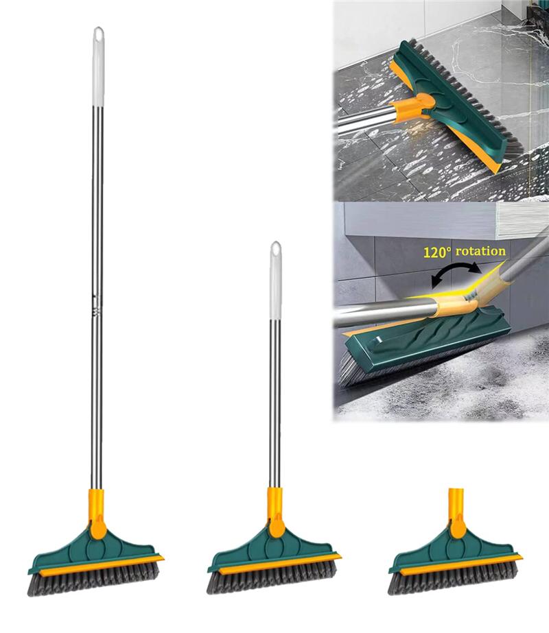 LuxiClean Double-Action Floor Scrub Brush | Effortless cleaning and sweeping for a sparkling finish