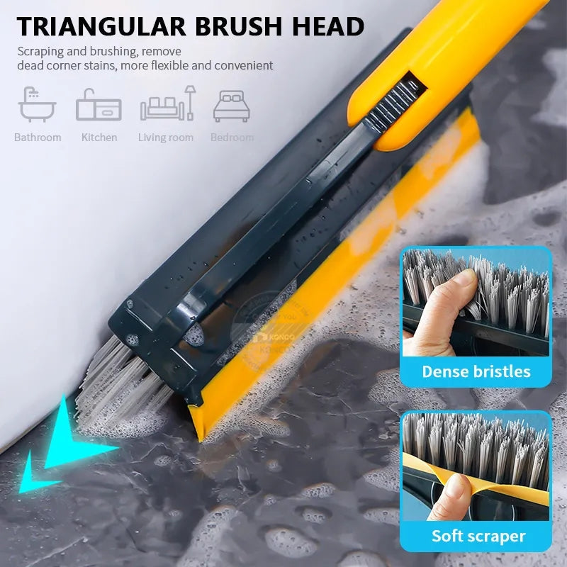LuxiClean Double-Action Floor Scrub Brush | Effortless cleaning and sweeping for a sparkling finish