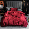 6pcs Silk Duvet Cover Set