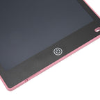 12-inch LCD writing tablet - erasable doodle board for kids, reusable learning notebook
