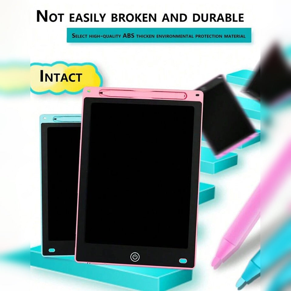 12-inch LCD writing tablet - erasable doodle board for kids, reusable learning notebook