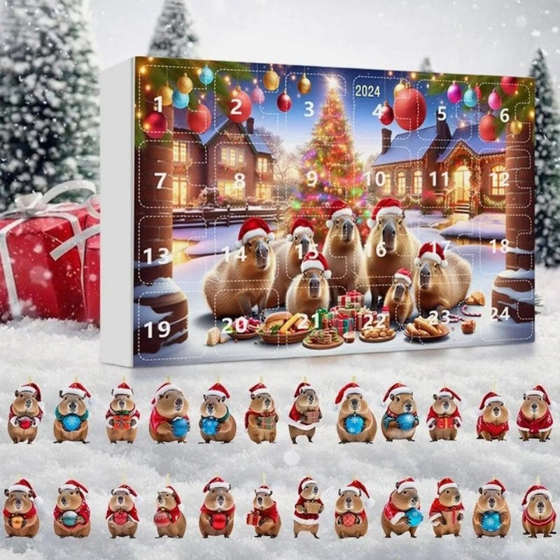 ChillPaws - Capybara Advent Calendar Gift Box