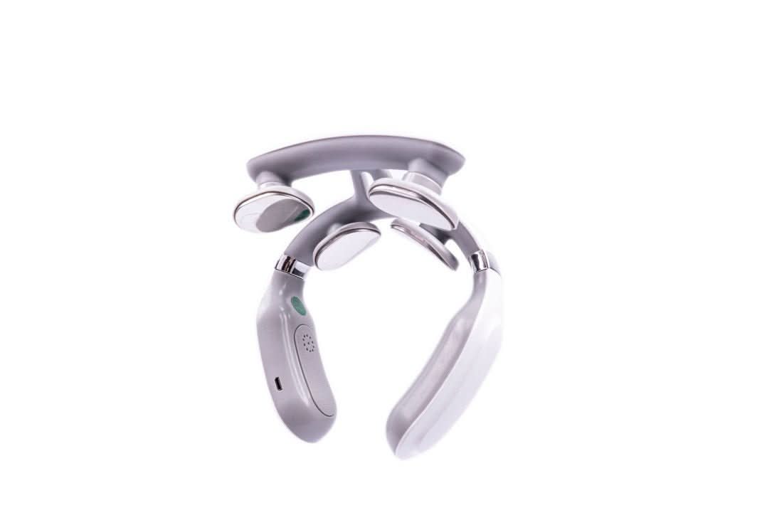 4-in-1 neck massager with heat & vibration
