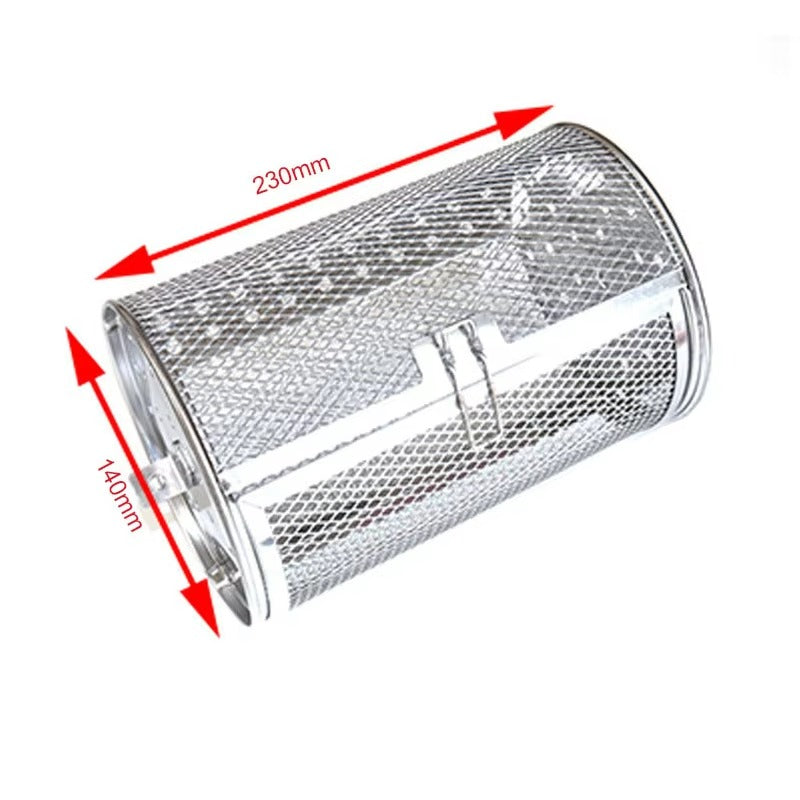 Stainless Steel Rolling Grill Basket