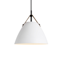 Scandinavian Metal Pendant Lamp with Color Accents and E27 LED Socket