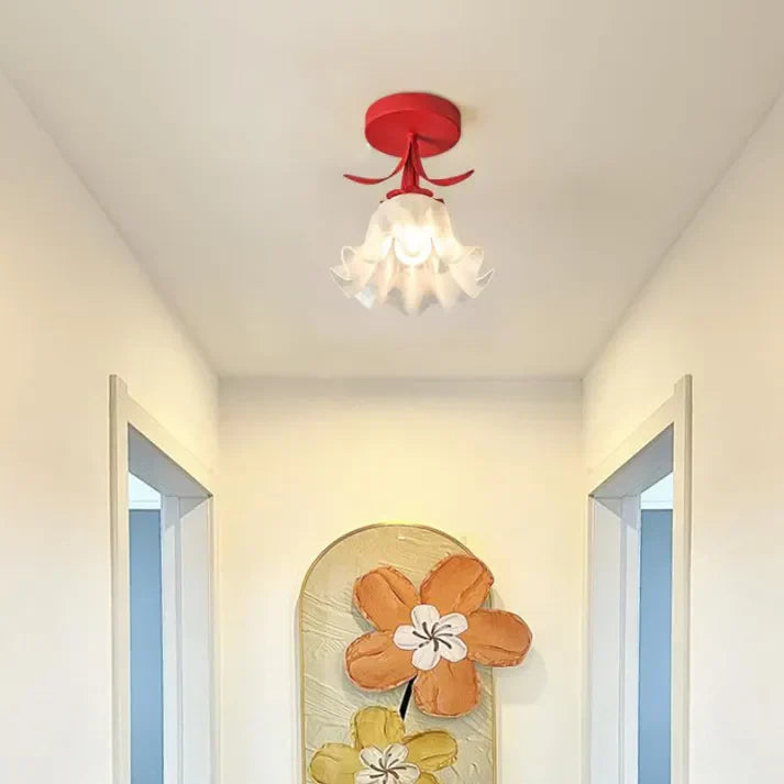Mini Pendant Lamp with Floral Motif Classical Elegance in Modern Form
