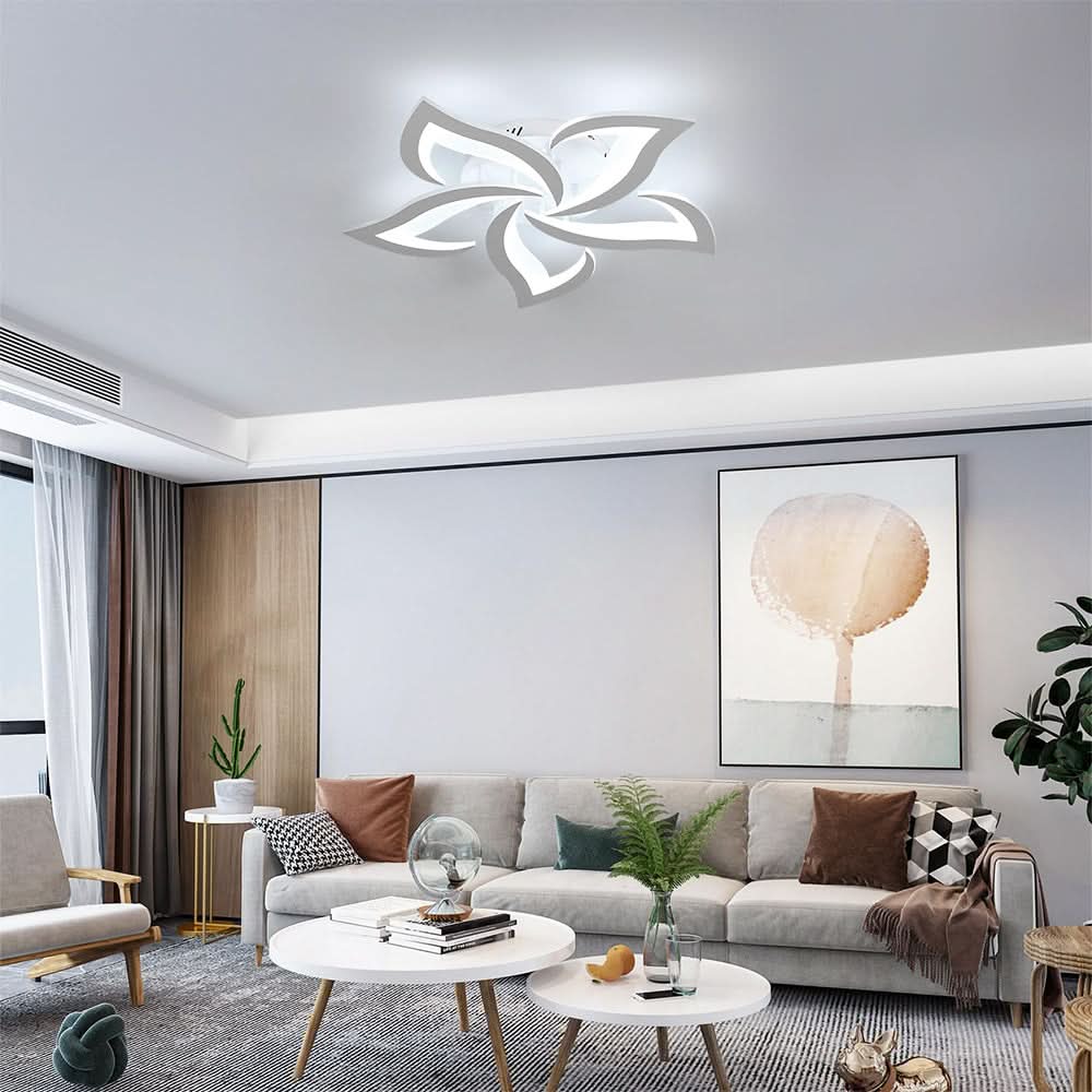 Modern Flower-Shaped LED Ceiling Light for Home Décor