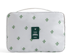 Travique Travel Cosmetic Bag | Water Repellent & with Hook | Foldable & Padded | For Women & Men