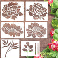 Flower Stencil Set – Reusable for Wood, Walls & Fences