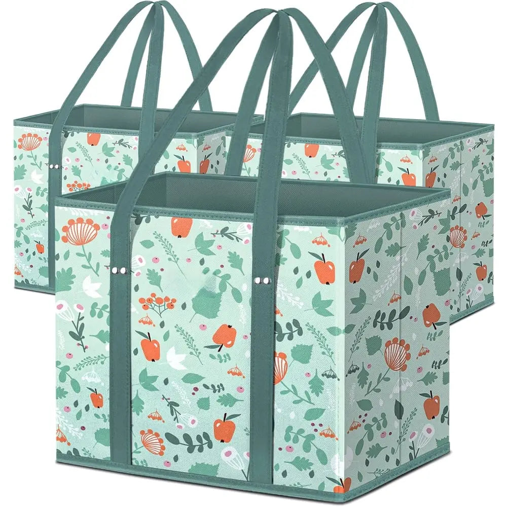 Robust & foldable shopping bag with XL volume (3 pieces)