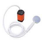 Portable Camping Shower with Pump – USB Rechargeable, 4400mAh Battery, Compact & Easy Setup