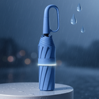 Compact Travel Umbrella Windproof Canopy