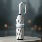 Compact Travel Umbrella Windproof Canopy