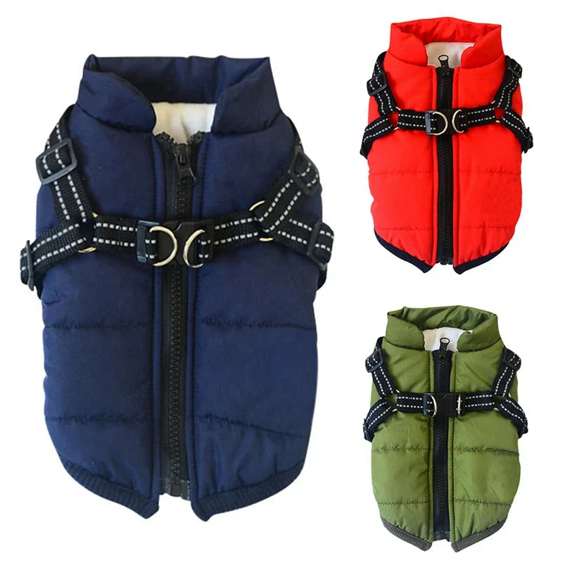 CozyPup Reflective Winter Vest