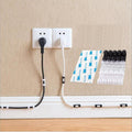 IcoolGadgets Wire Cable Clips Organizer Desktop & Workstation Clips Cord Management Holder USB Charging Data Line Cable Winder