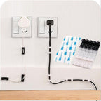 IcoolGadgets Wire Cable Clips Organizer Desktop & Workstation Clips Cord Management Holder USB Charging Data Line Cable Winder