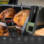 Wireless grill thermometer with precise temperature measurement