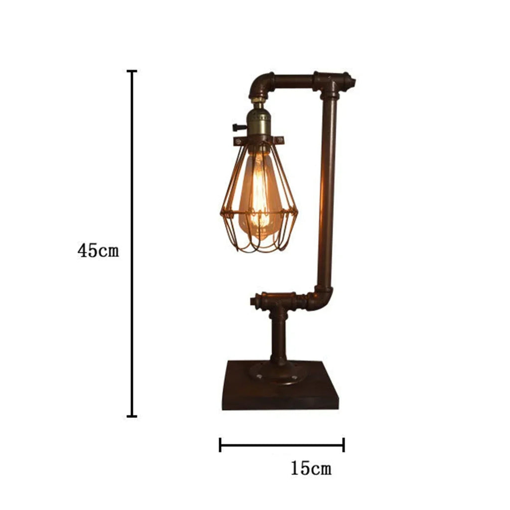 RetroCharm – Retro table lamp made of metal