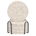 Woven Whirl Coaster Set | 8Pcs Set