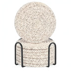 Woven Whirl Coaster Set | 8Pcs Set