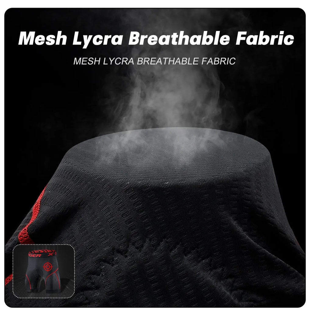Breathable Mesh Cycling Shorts with Gel Padding | Shockproof Cycling Shorts for Men