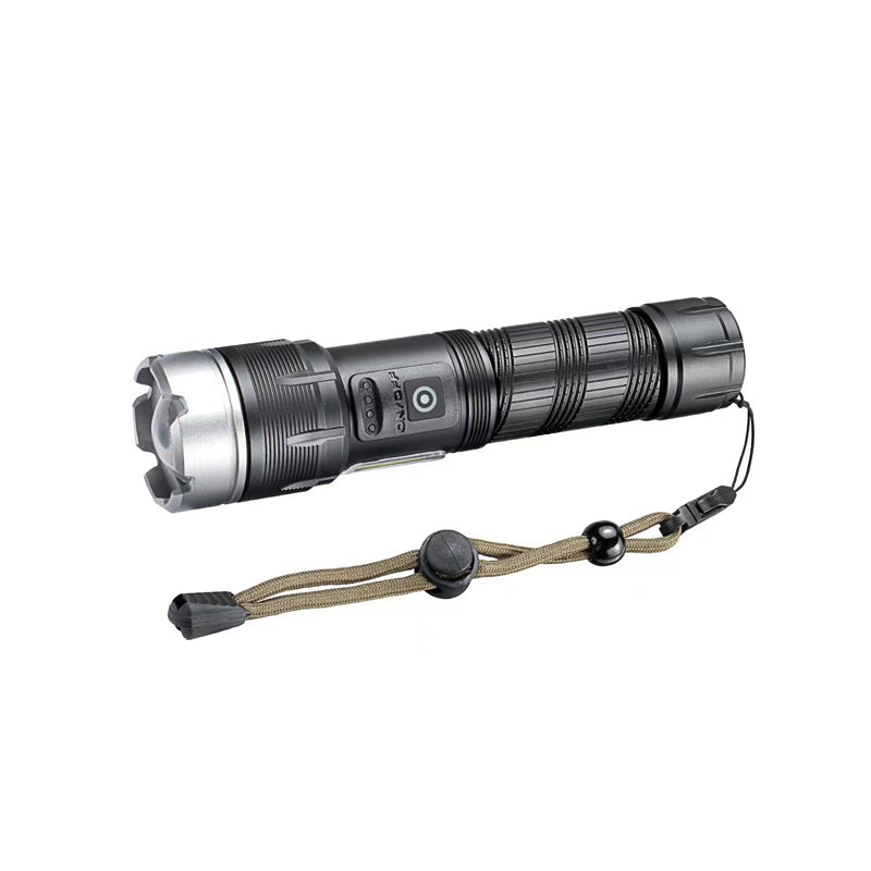 Zoom flashlight with LED