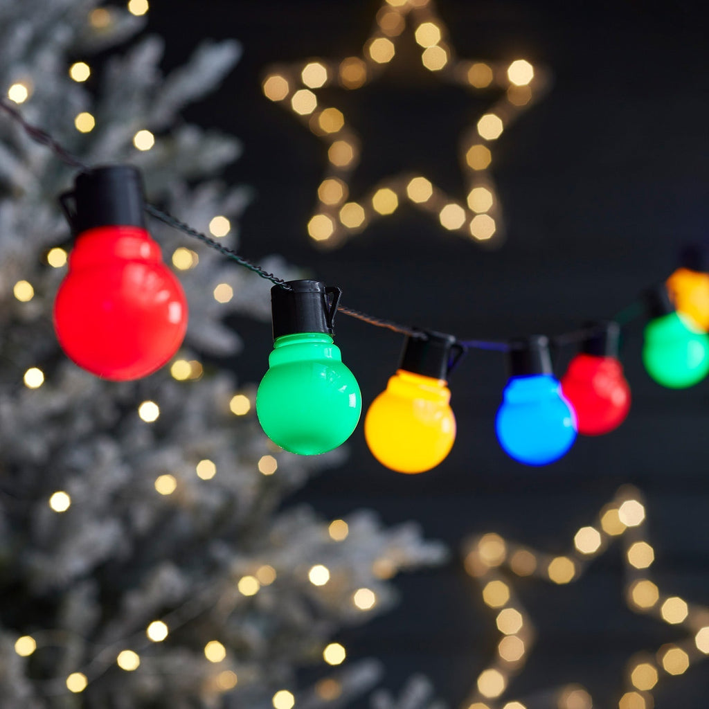 30 LED Fiesta Party String Lights multicolored