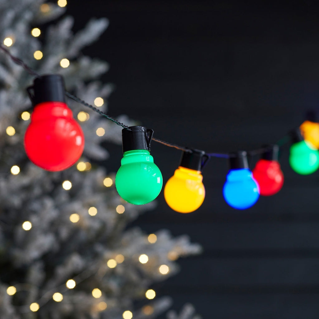 30 LED Fiesta Party String Lights multicolored