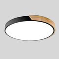 Wood Macaroon Circular Ceiling Light