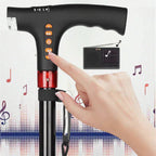 Smart Walking Stick | LED Light Radio Emergency Alarm | Adjustable