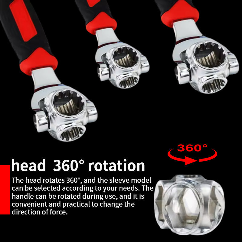 52 in 1 Universal Socket Wrench Key