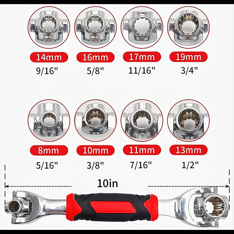 52 in 1 Universal Socket Wrench Key