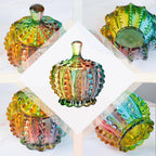 Iridescent Sugar Bowl with Lid