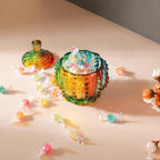 Iridescent Sugar Bowl with Lid