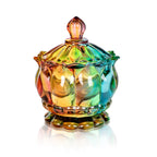 Iridescent Sugar Bowl with Lid