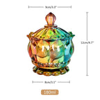 Iridescent Sugar Bowl with Lid