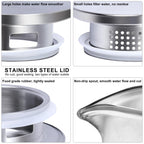 Cylindrical heat-resistant glass jug