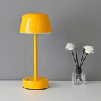 Wireless LED Table Lamp with 3 Light Colors and Adjustable Brightness
