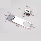 Secure Cabinet Lock with 3 Digit Combination Lock