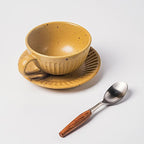 ElegantBowl – Set of 2 Stoneware Bowls with Spoon