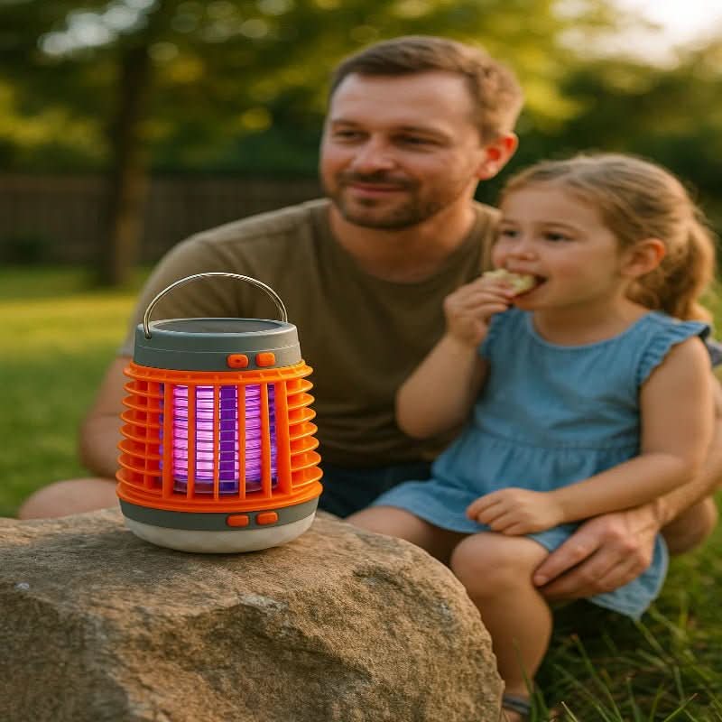 2-in-1 Solar Insect Trap and Camping Lantern