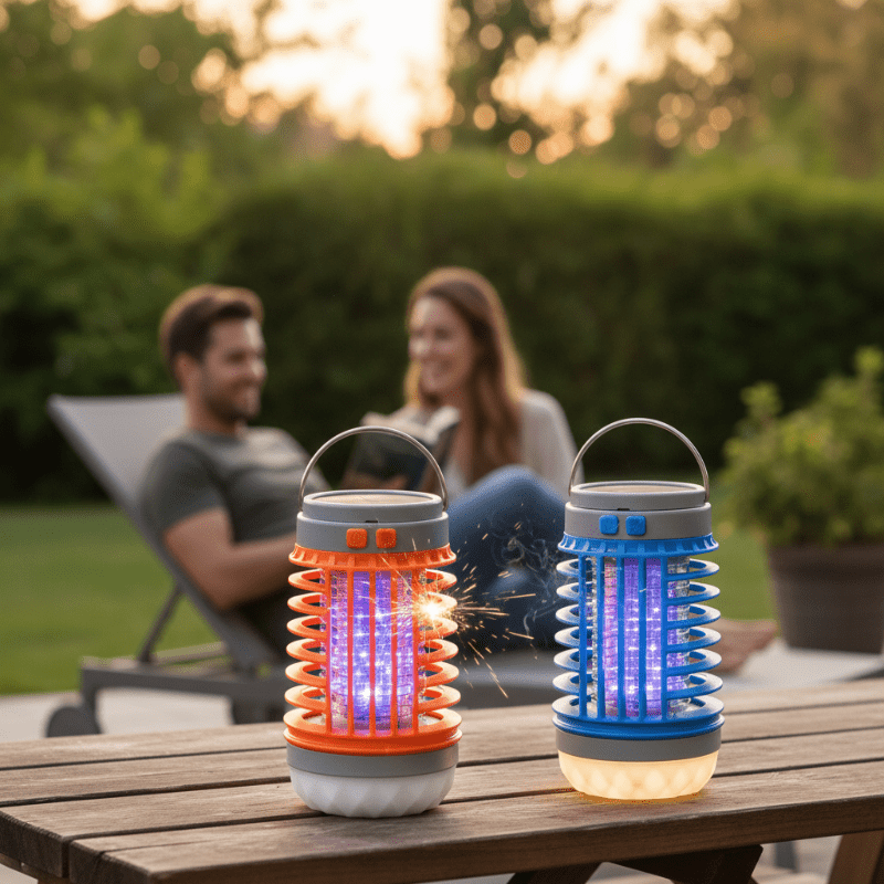 2-in-1 Solar Insect Trap and Camping Lantern