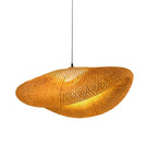 Rattan Chandelier | Handmade Boho Pendant Lamp for Dining Room & Living Room