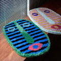 Bath mat Abstract Face