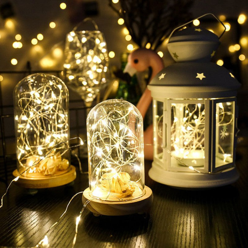 Royelux Solar String Lights Fairy Lights - Waterproof Outdoor LED
