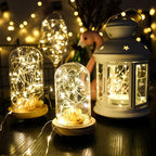 Royelux Solar String Lights Fairy Lights - Waterproof Outdoor LED