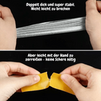 Adhesive resistant clear tape