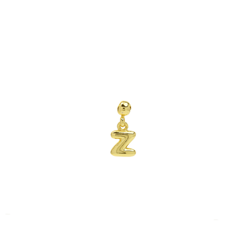 Dainty Satellite Bubble Letter Name Necklace
